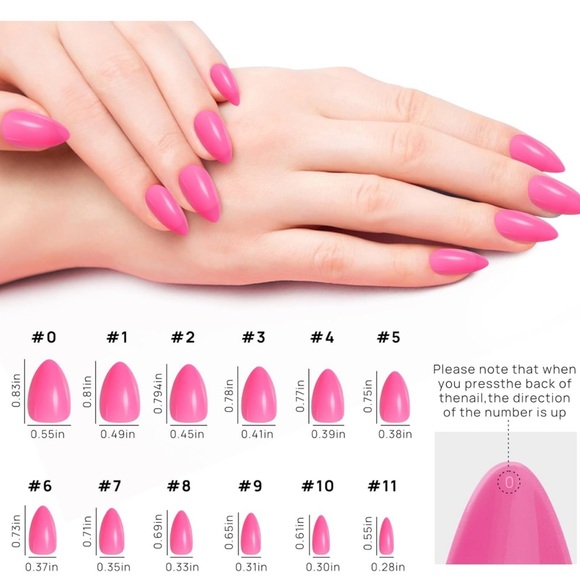 💅🏻Ladying press on nails almond shaped - Picture 3 of 8
